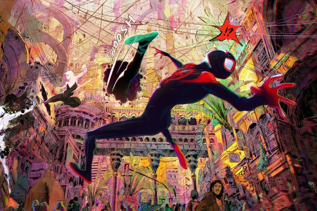 How does the animation style of "Spider-Man: Beyond the Spider-Verse" contribute to its storytelling and overall experience?