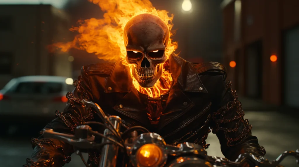 Keanu Reeves sparks fan frenzy as Ghost Rider in stunning Marvel fan art, fueling anticipation for his potential MCU debut!