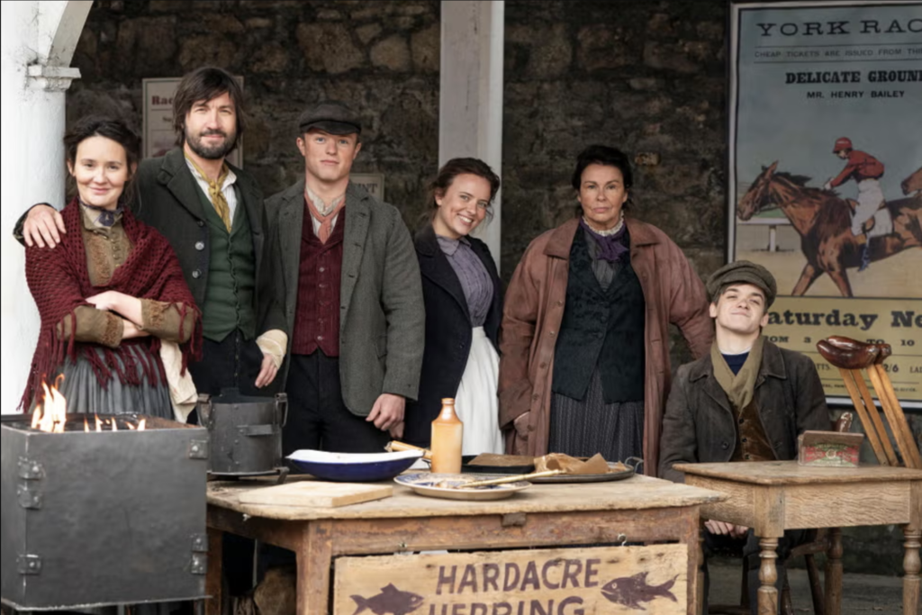 Channel 5's new drama "The Hardacres" features Hollyoaks star Claire Cooper in a Victorian avatar