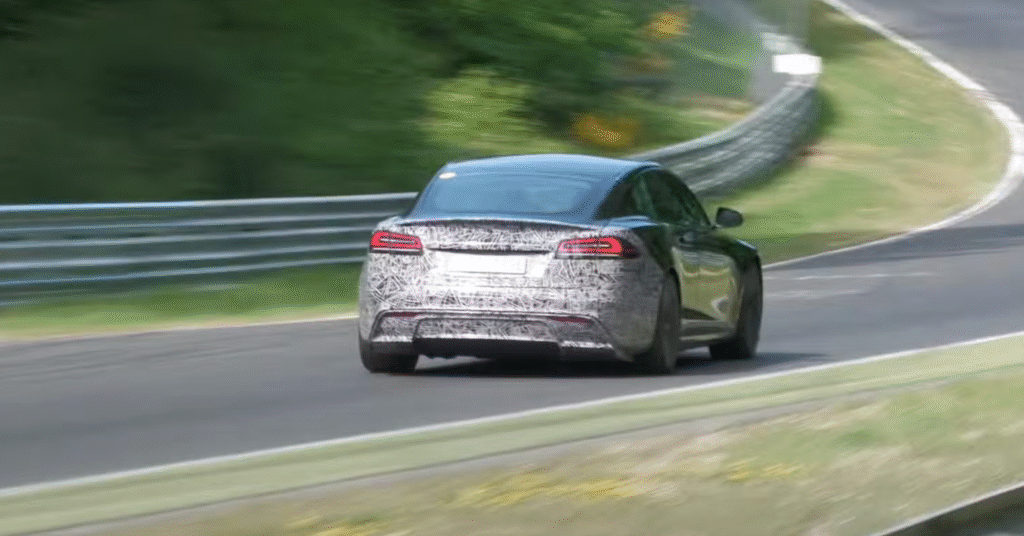 Tesla Model S Plaid Takes Another Swing At Porsche Taycan Turbo GT Nürburgring Record